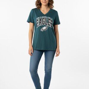 Philadelphia Eagles Women's Womens Green T Tee Shirt Top Size Medium NWT